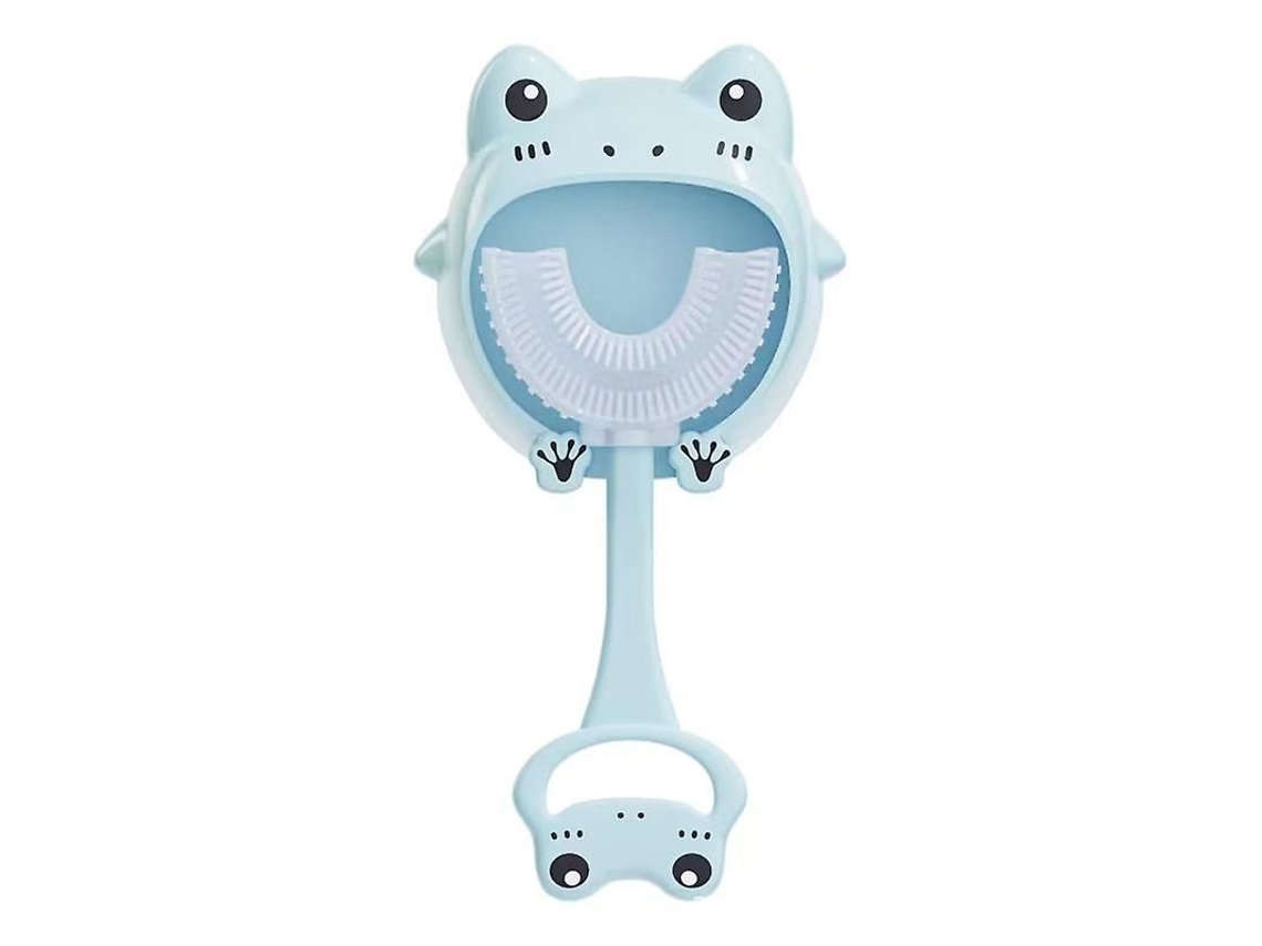 Escova de Dentes Infantil em Formato U, Silicone Macio, para Crianças 2 a 12 Anos. GOKOCO
