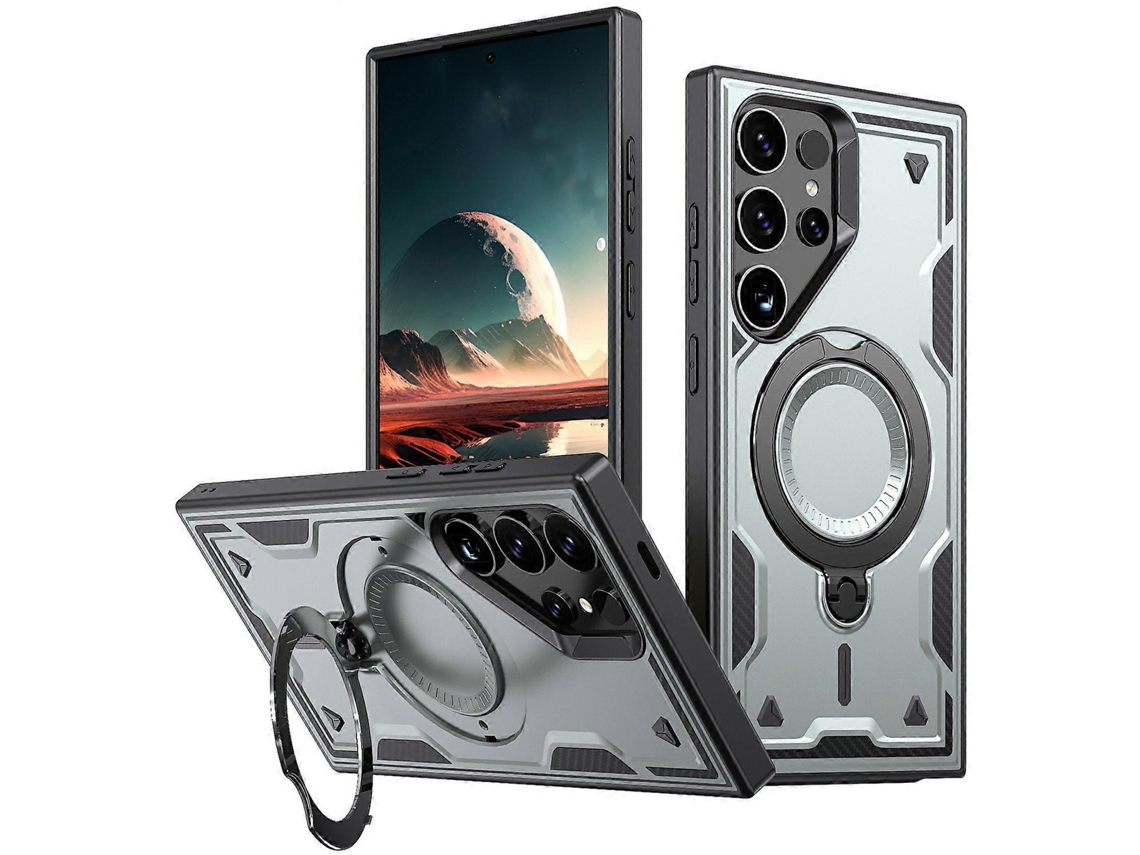 Capa Para Samsung Galaxy S25 Ultra Compatível Com Proteção Militar Magsafe Pc Suporte Tpu