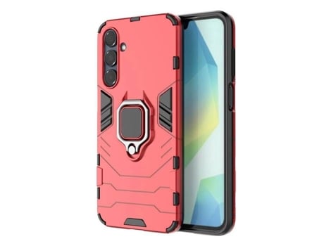 Capa Filme Para Samsung Htdmobiles Tecido Anti-choque Rígida Vermelho