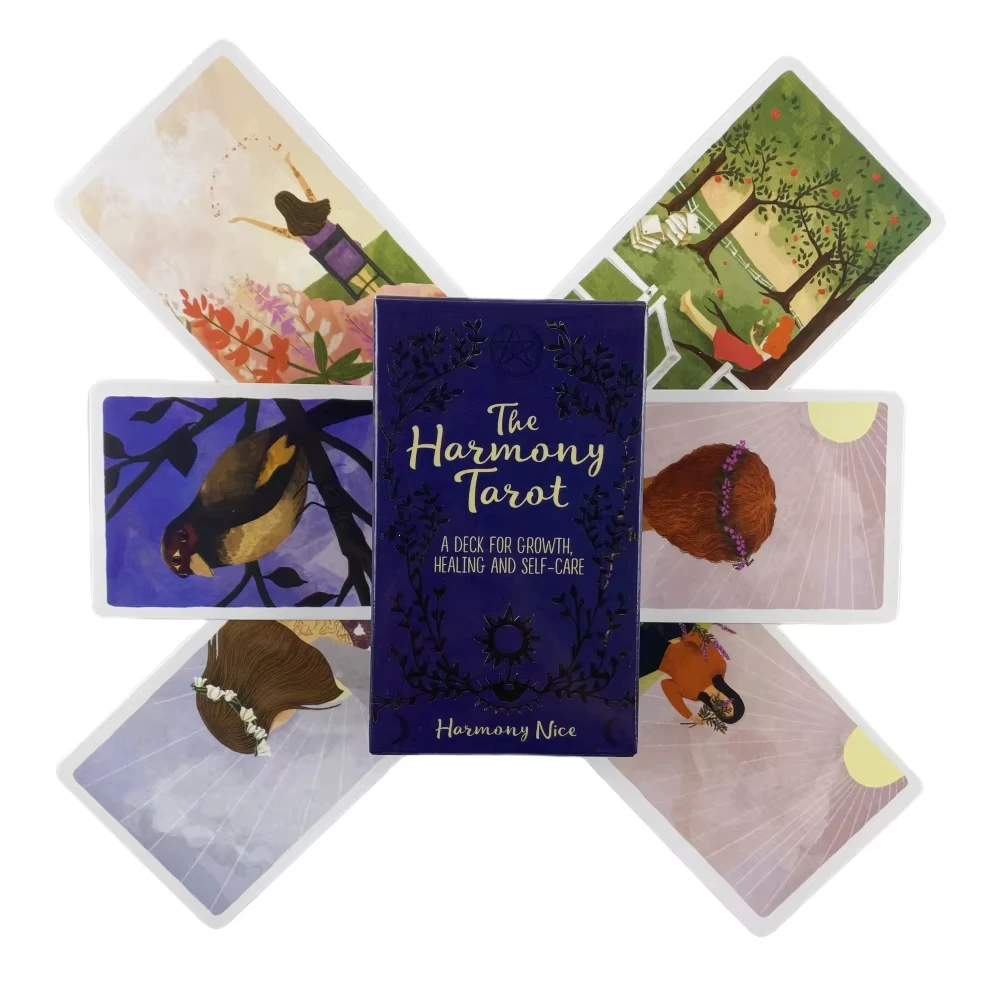 Jogo De Cartas Oráculo Harmony Tarot Com 78 Cartas (versão Em Inglês)