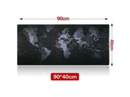 Mousepad Gamer Com Mapa Controle Estendido Mousepad Com Flor De Cerejeira Japonesa Brilvibera (900×400×3mm)