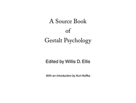 Livro A Source Book of Gestalt Psychology de Willis D Ellis (Inglês)