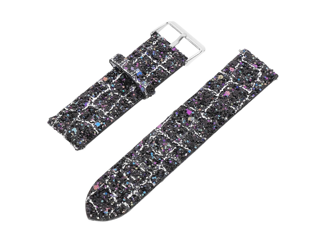 Pacote Com 1 Pulseira De Couro Brilhante Para Relógio Inteligente Compatível Com Galaxy Square Grid, Liberação Rápida Olysi Shop
