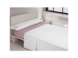 Lençol de baixo ajustável HAPPY HOME MIX COLORS (50 % algodão - Malva - Solteiro)