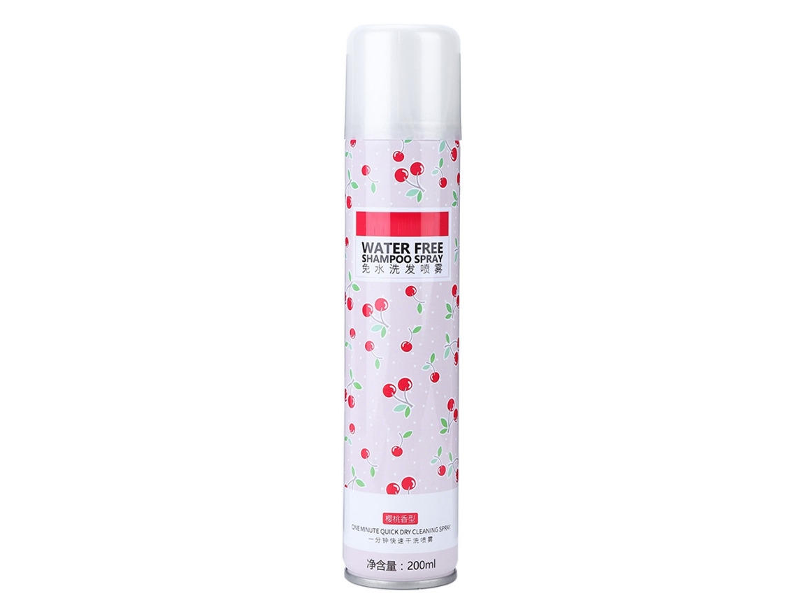 2026 spray Champú Sin Enjuague 200ml para Idosos, Pacientes e Embarazadas Sabor Cereja