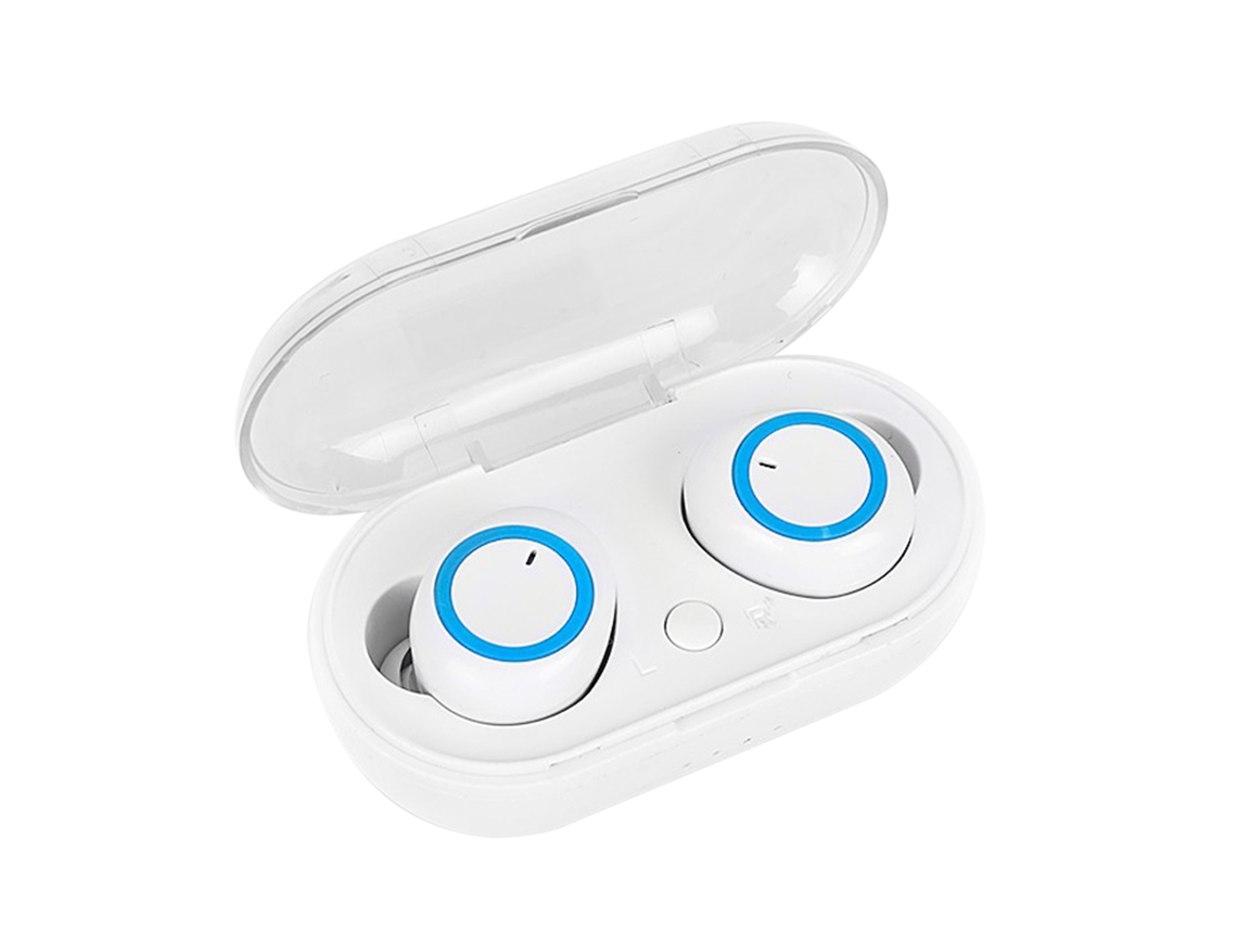 Fones De Ouvido Y50 Com Cancelamento De Ruído, Controle De Botão E Bluetooth 5.0, Com Estojo De Carregamento