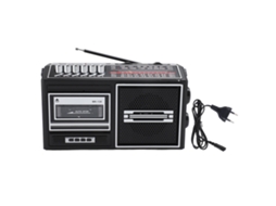 Reproductor de Casetes Am/fm Portátil de Estilo Retro, Versátil, Con Enchufe Europeo, 220 V, para Uso En Interiores Y Exteriores.