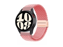 Pulseira GT6 em Nylon Trançado com Data Magnética, Compatível com Huawei Watch 5, Samsung Galaxy Watch 7, Xiaomi S4