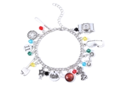 Mali bracelete Temático de Novela Tv com Gancho Carabiner, Presente de Jóias com Strass Coloridas