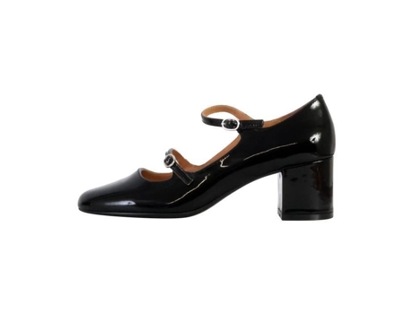 Sapatos Tacão De Homem Emilie Karston Peônia Envernizado Preto (41)