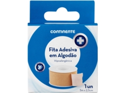 Fita Adesiva Algodão 5 m x 2,5 cm Continente