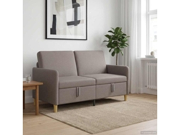 Vidaxl Sofa Com Armazenamento Cinzento-acastanhado 152 X 78 X 87 Cm