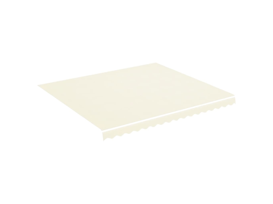 Replacement Awning Fabric, Replacement Awning Fabrics Vidaxl Creme Poliéster (380 X 345 Cm)