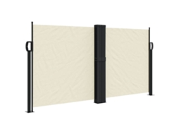 Retractable Side Awning, Retractable Side Awnings Vidaxl Creme Poliéster (120 X 1000 Cm)
