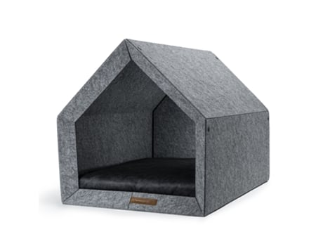Casota Pethome Ecological Dog Kennel REXPRODUCT (Cinzento Claro E Grafite - M)