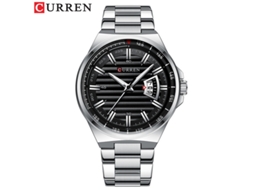 Relógio MDUG Casual, Quartzo, à Prova D'água, Calendário, Pulseira de Aço, Masculino