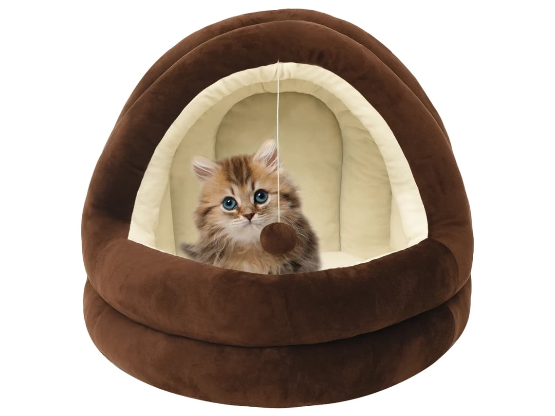 Vidaxl Cama 40x40x35 Cm Castanho E Creme