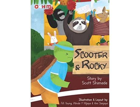 Livro Scooter and Rocky de Scott Shimada (Inglês)