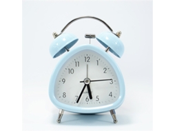 Despertador Analógico Retrô Triangular de 7, 6 Cm , Relógio de Cabeceira Infantil, com Luz de Fundo, Silencioso BRILVIBERA (3 Polegadas)