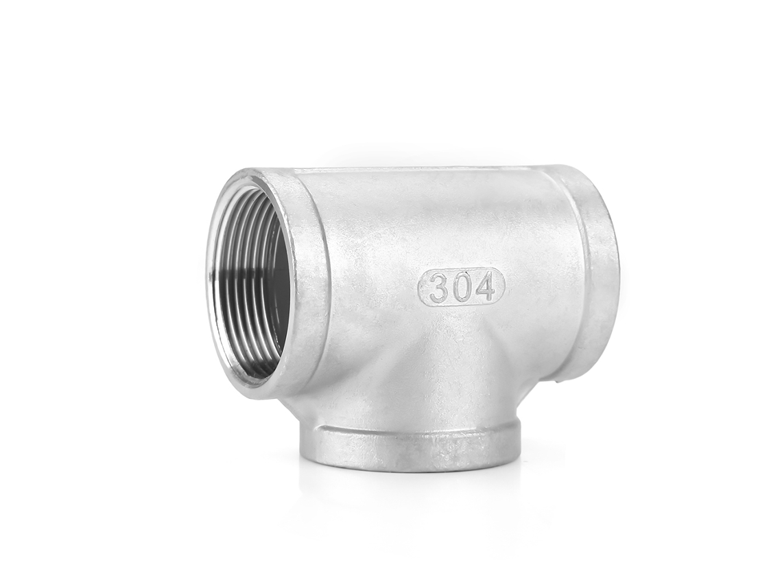 Conector Tee De Aço Inox 304 Dn40 1-1/2"