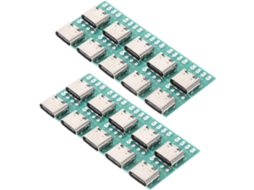 20 Placas De Conexão Usb Tipo C Para Projetos Diy Com Conector Usb C E Transmissão De Dados. 20 Placas De Conexão Usb Tipo C Para Proje Gokoco