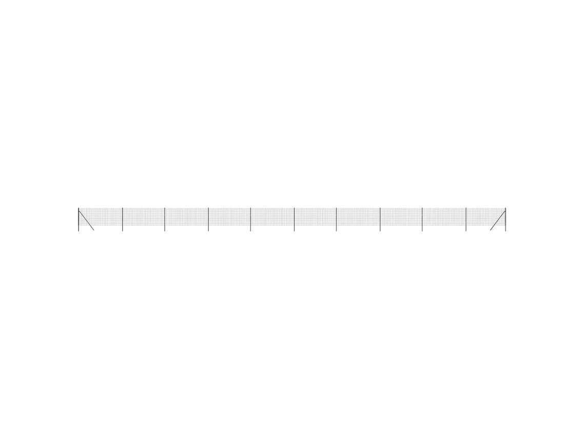 Wire Mesh Fence, Wire Mesh Fences Vidaxl Antracite Aço (1 X 25 M)