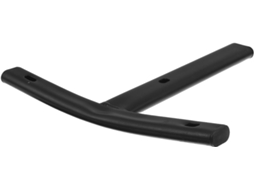 Suporte Lombar Em Formato De T, Em Aço Inoxidável Preto, Para Cadeira Giratória, Ideal Para Uso Em Escritórios