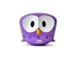 Temporizador Huevo Mecánico Giratorio 2025 Cocina 0-60 Minutos Multiuso Morado