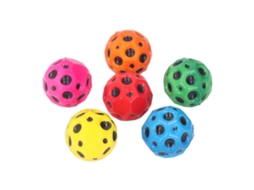 Mali 6pcs Bolas Elásticas Pu Coloridas 7cm para Crianças Coordenação e Relaxamento