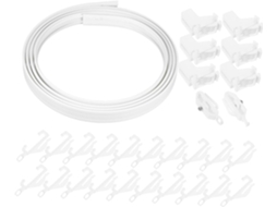 Sistema De Cortina Com Trilho De Teto Flexível Para Janela De Banheiro De Rv Sistema De Cortina Com Trilho De Teto Flexível Para Janela