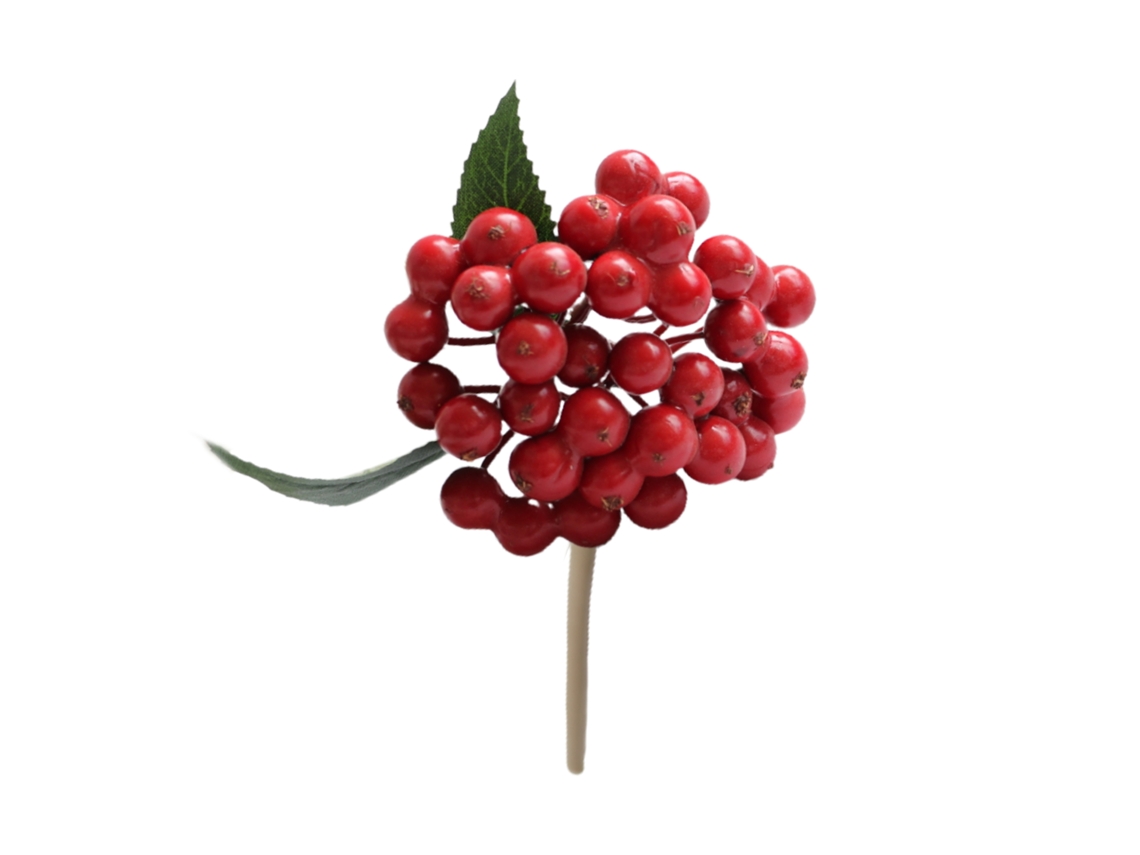 Ramo de Flores Artificiais Christmas Berry para Decoração de Natal, Pequeno Bouquet LAXISCREED