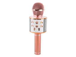 Microfone Sem Fio Profissional Bt Alto-falante Karaokê Player De Música Ktv Gravador De Canta Microfone Portátil Plug And Play
