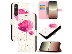 Capa De Celular De Couro Com Flip Horizontal E Pintura 3d