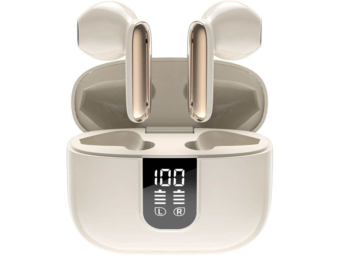 Fones De Ouvido Ancenc Earbuds 5 3com Estojo Carregamento E Visor Digital, Cancelamento De Ruído Ativo, Microfone E