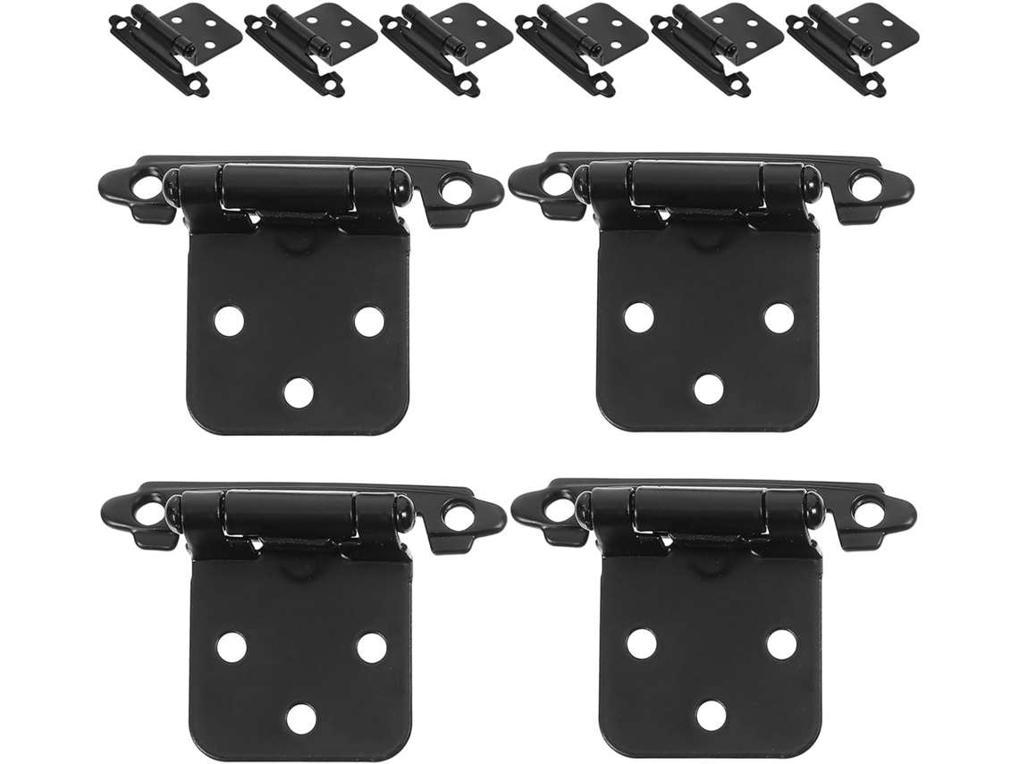 Luxshiny Conjunto De 10 Dobradiças Aço Inoxidável Para Portas Armários Com Sistema Fechamento Suave Móveis E