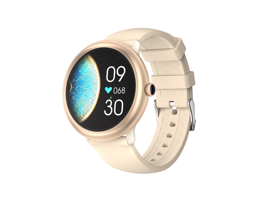 Smartwatch M19 Frequência Cardíaca Modo Multiesportivo de Oxigênio no Sangue Dourado GODTVAGT