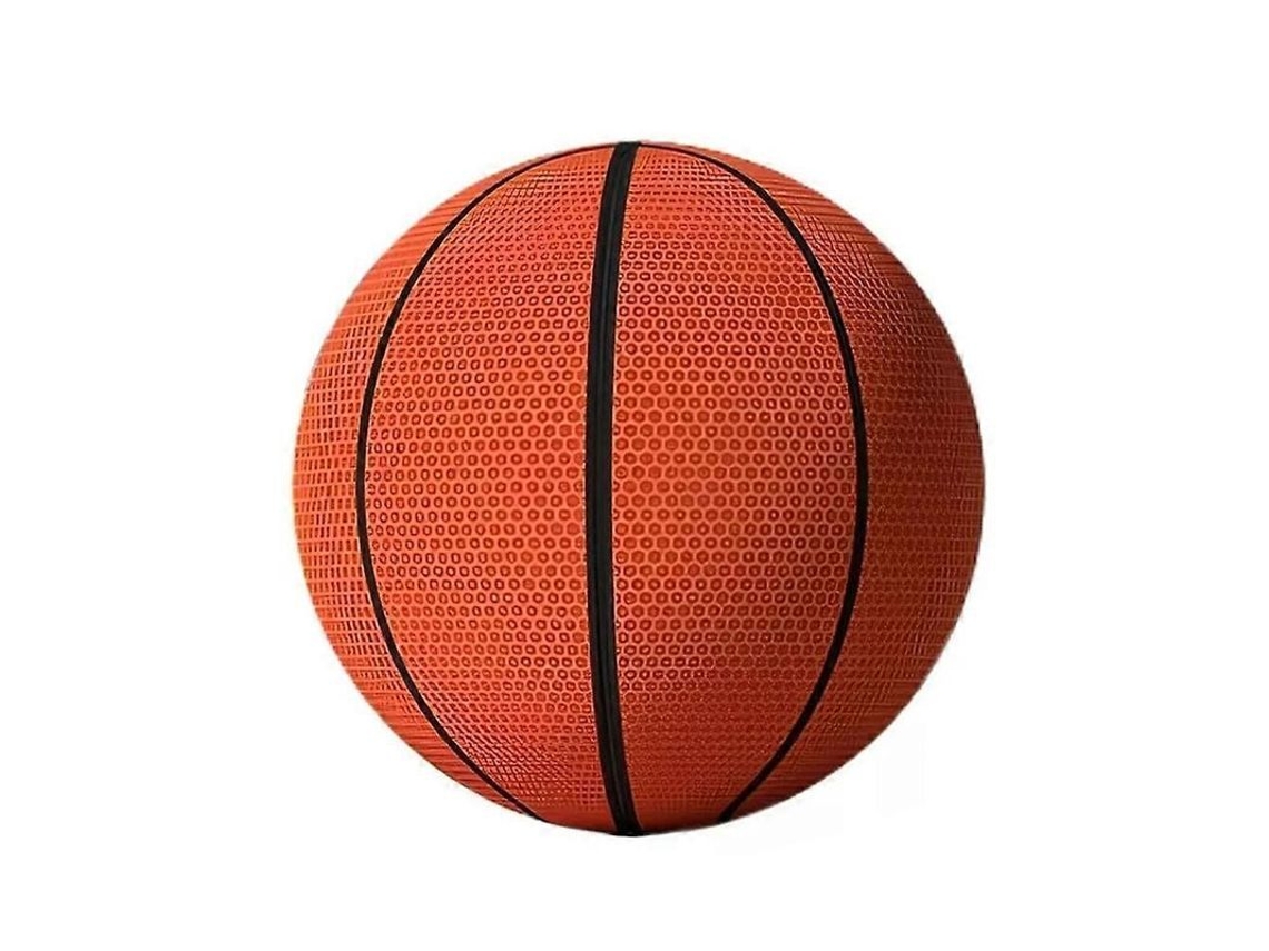Bola de basquete silenciosa com interior em espuma de 24 cm, tamanho 7, com camada removível.