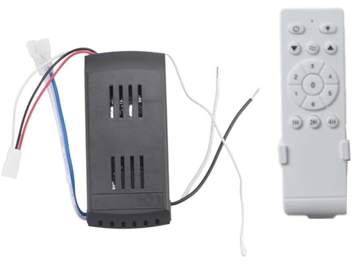 Kit De Controle Remoto Universal Para Ventiladores Teto Com 6
