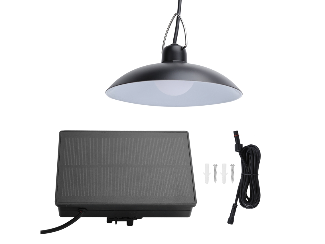 Lâmpada de Suspensão Solar Ip65 com Painel Monocristalino | S/MARCA