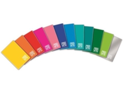 BLASETTI Caderno One Color e Bloco 20 Folhas Multicolor