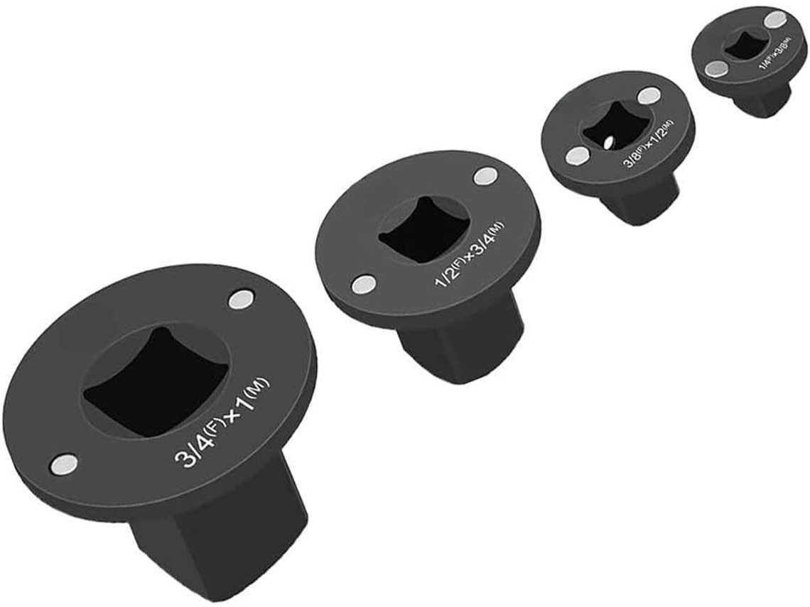 Adaptador De Soquete De Perfil Baixo Para Parafusadeira De Impacto, 3/4" Para 1"