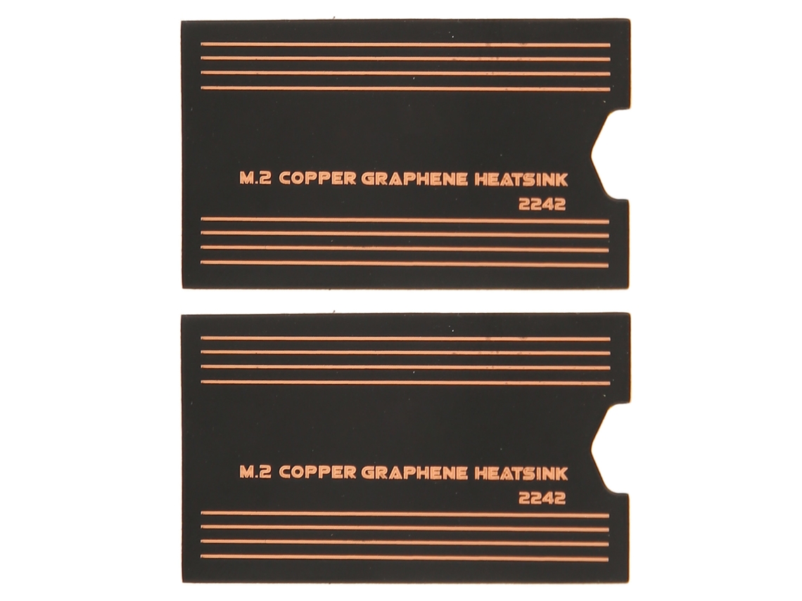 2242 Ssd Heatsink (cobre Puro Grafeno, Condução Rápida De Calor, Dissipação Eficiente De Calor)
