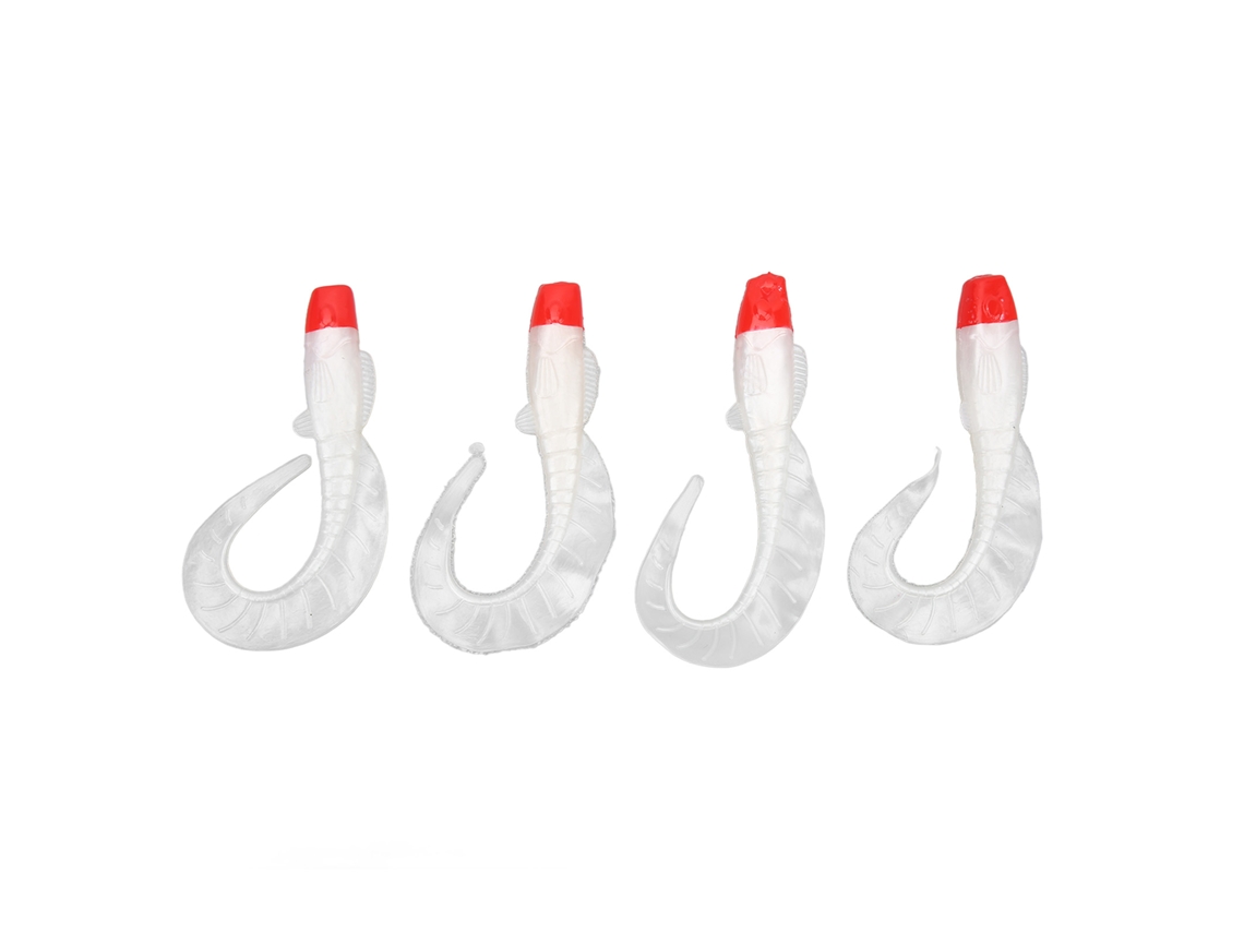 Business 4 Pcs Isca de Pesca Lifelike Pvc | S/MARCA