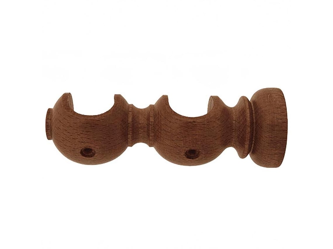 Suporte de Madeira Liso Duplo Aberto 20X118 mm Noz RIEL CHYC