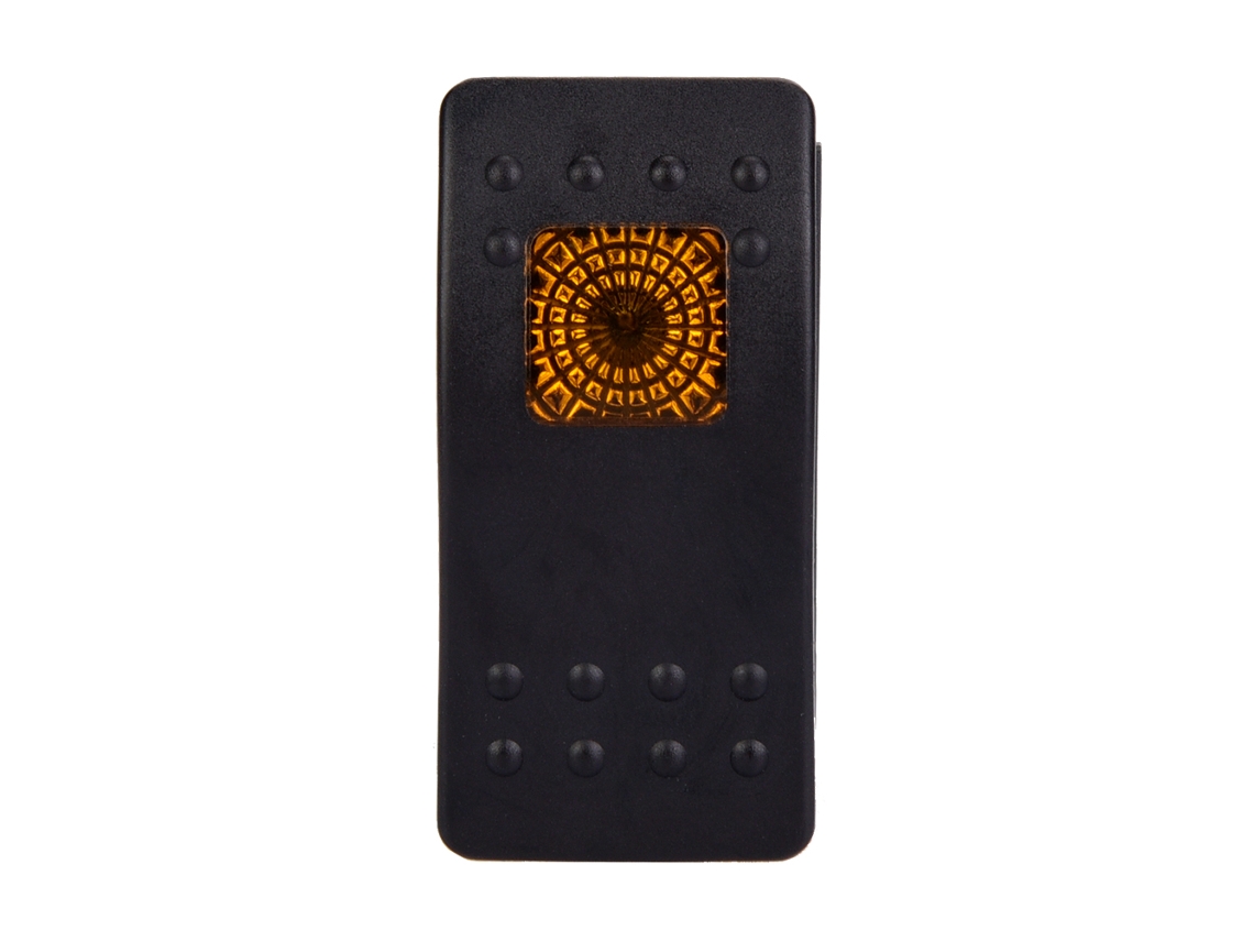 5 Interruptores De 4 Pinos 12v Dc Com Led Amarelo