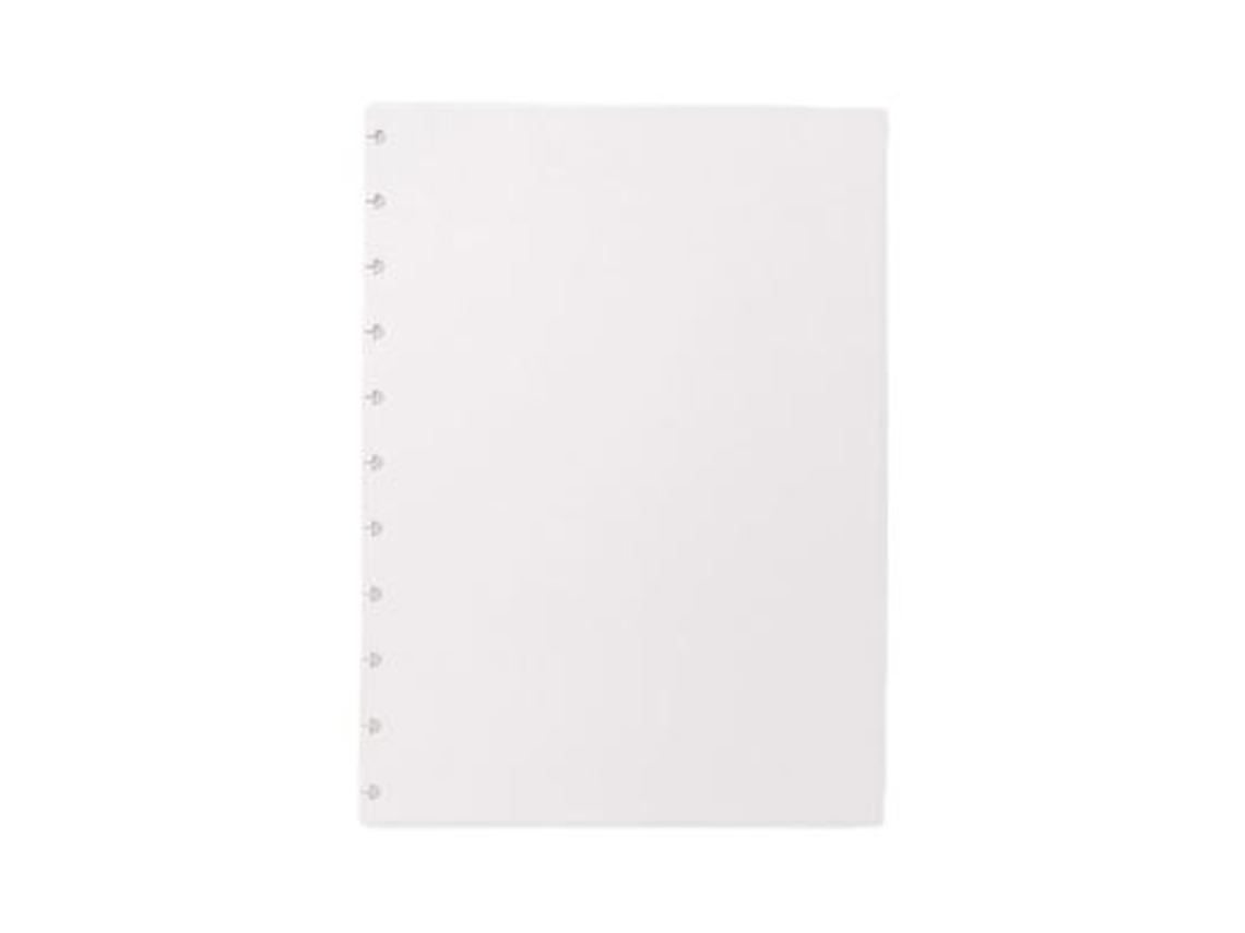 Recarga de Folhas Lisas Grande A4 para Caderno Inteligente 50 Folhas