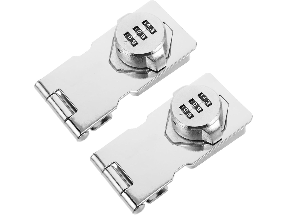 2 Fechaduras De Combinação Para Armários Com Senha Segurança