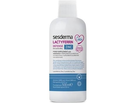 Chá SESDERMA Lactyferrin Zinc (500 ml)