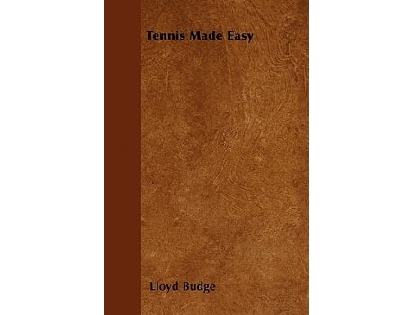 Livro Tennis Made Easy de Lloyd Budge (Inglês)
