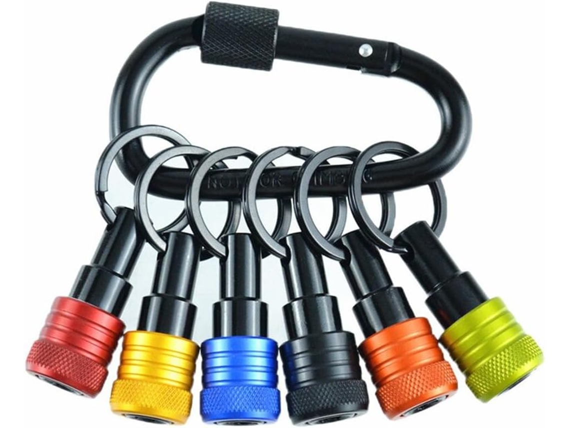 Conjunto De 6 Peças Chave Fenda E Broca Com Encaixe 1/4 Inclui Para